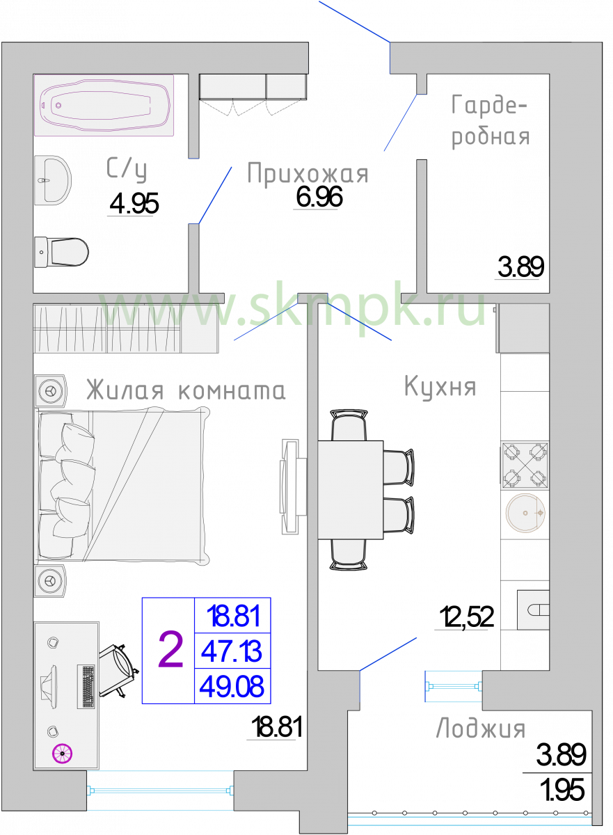 Планировка квартиры-2