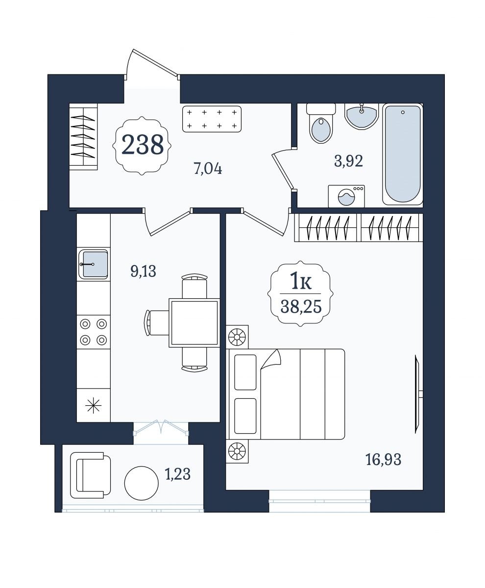 Планировка квартиры-238