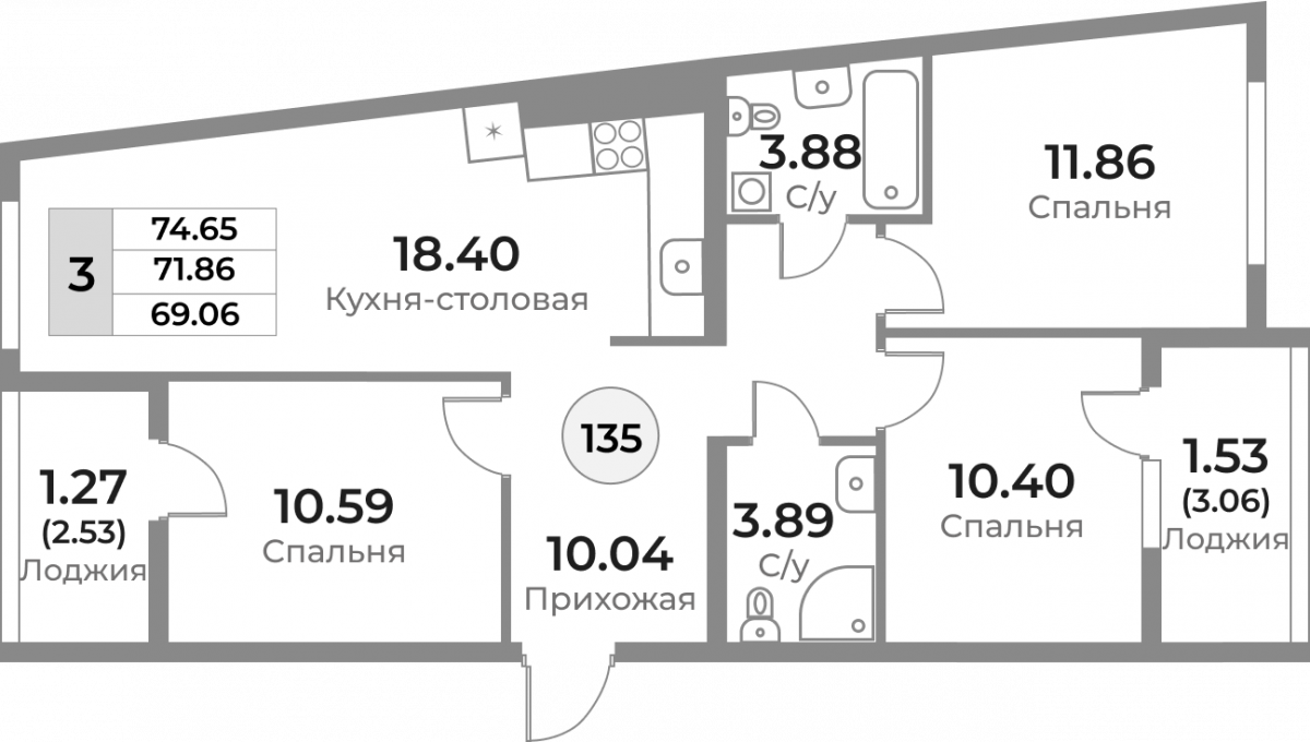 Планировка квартиры-135