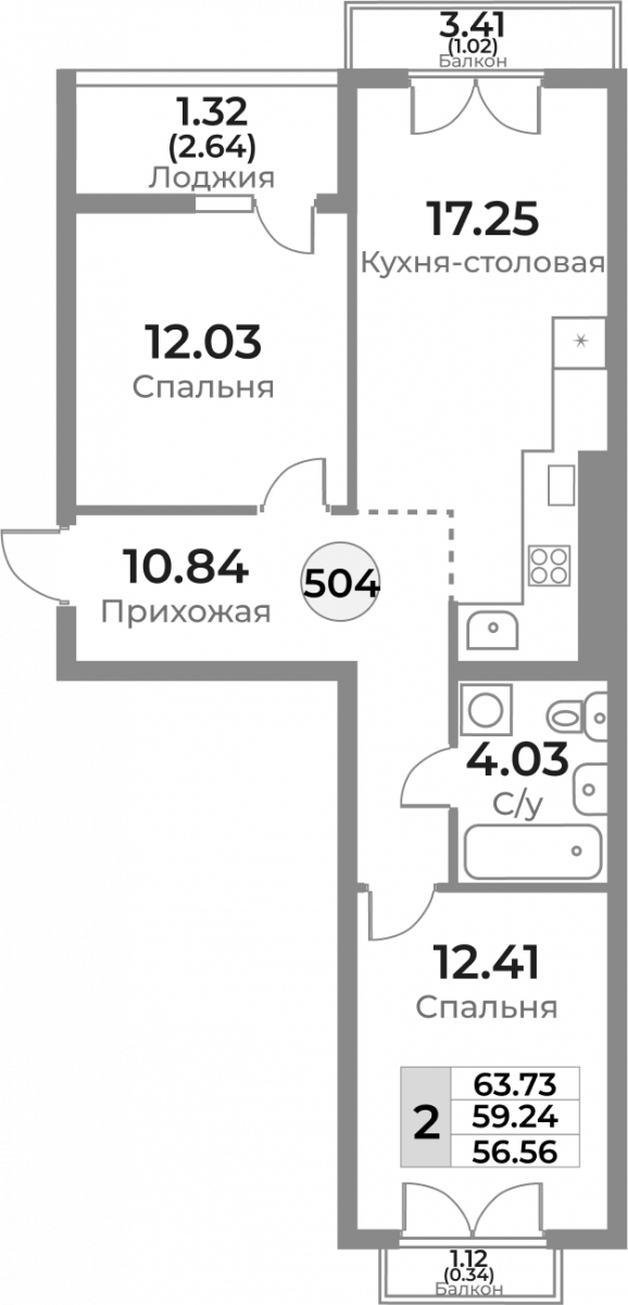 Планировка квартиры-504