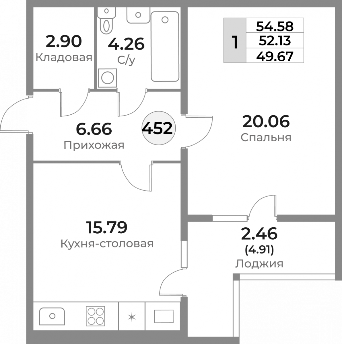 Планировка квартиры-452