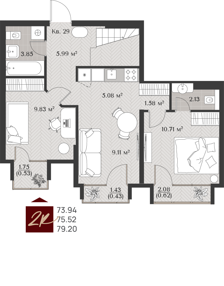 Планировка квартиры-29