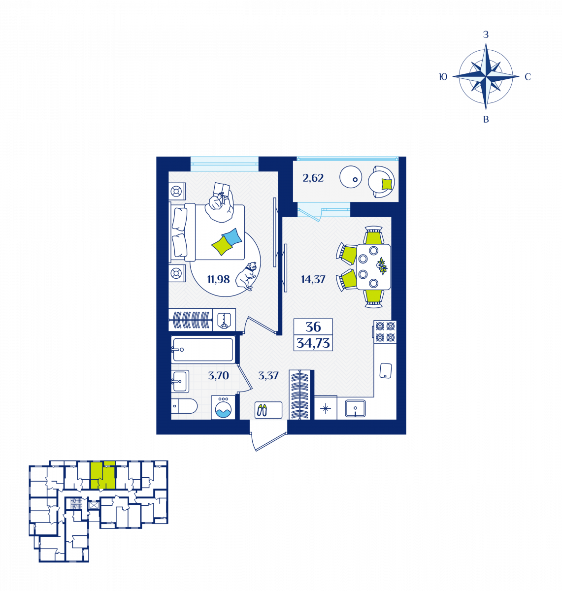Планировка квартиры-36