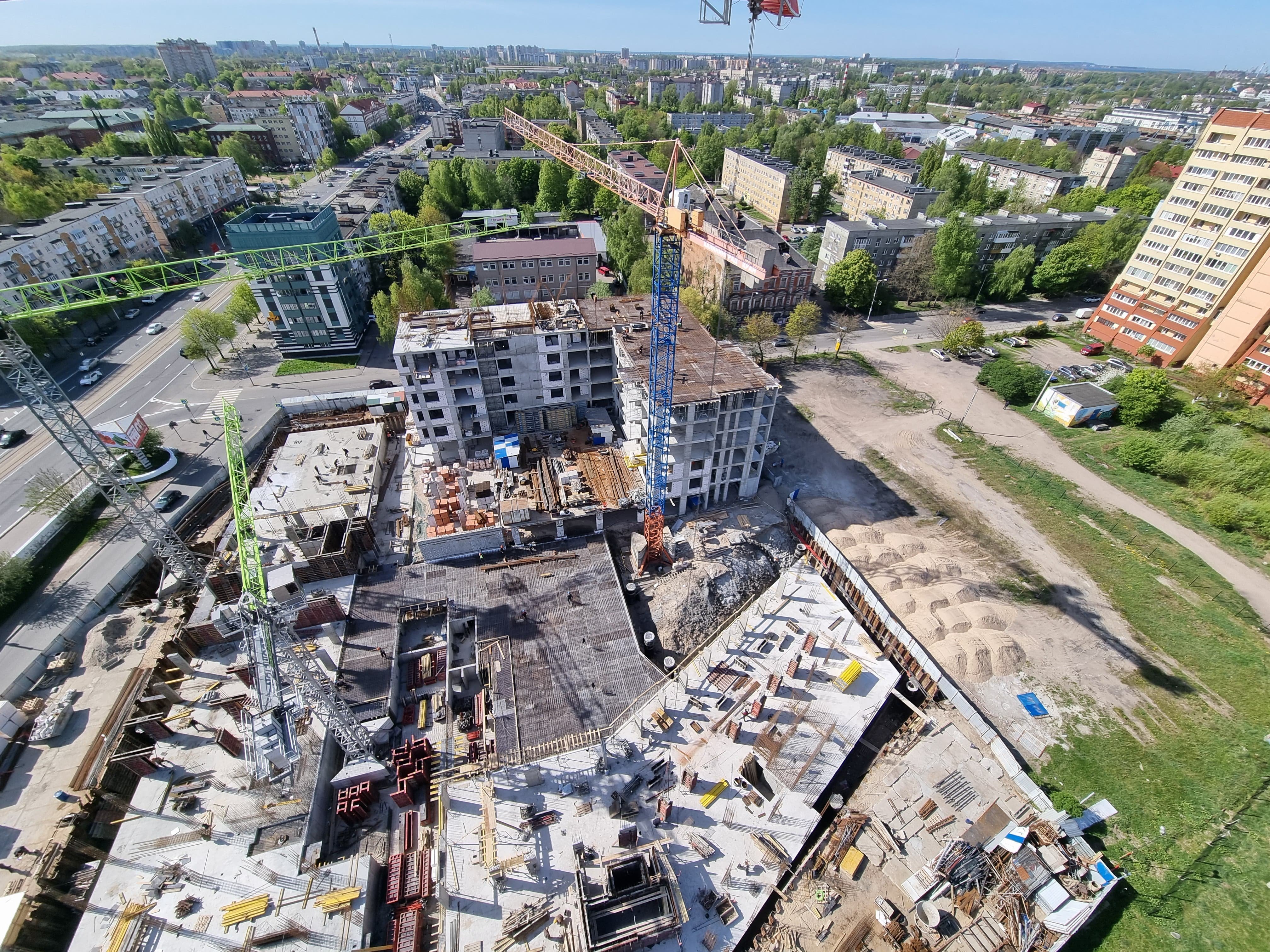 Ход строительства Кант Сити май 25