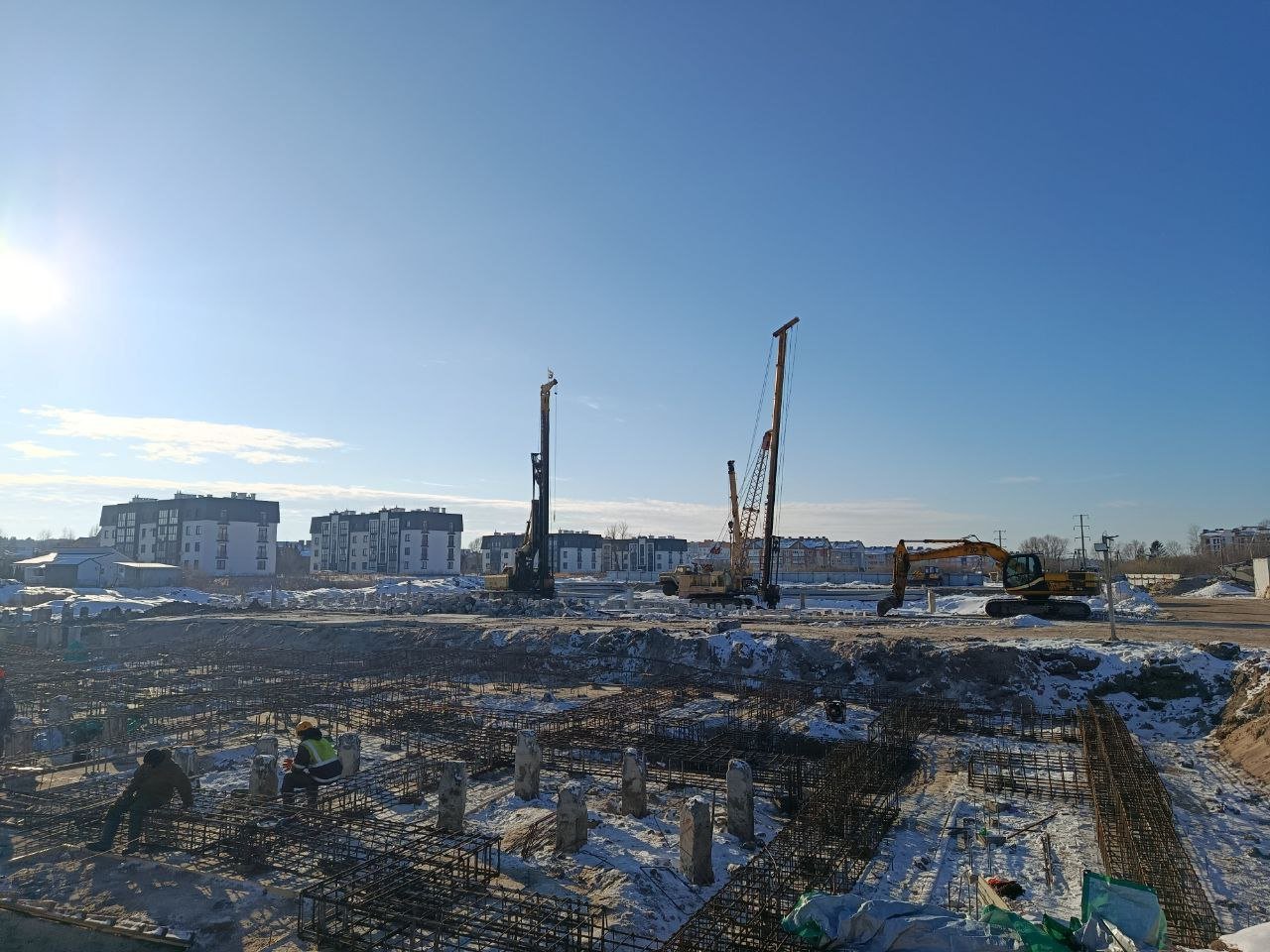 Ход строительства Речной квартал февраль 2026