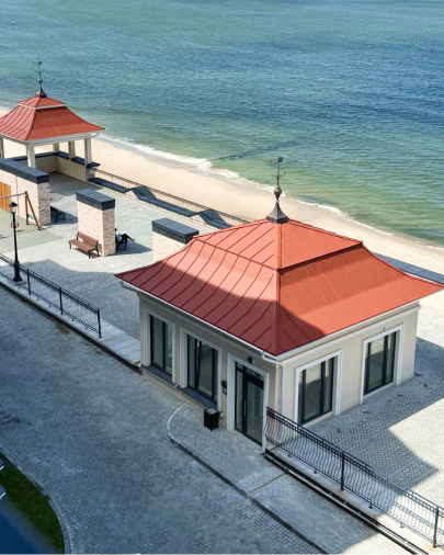 Недвижимость у моря «Пионерский», 2 корпус - Собственная терраса